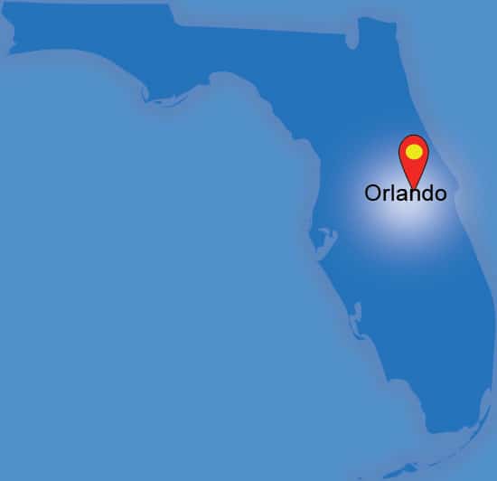Orlando Florida Map Image